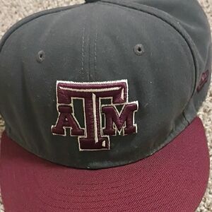 New Era Gray and Maroon Hat